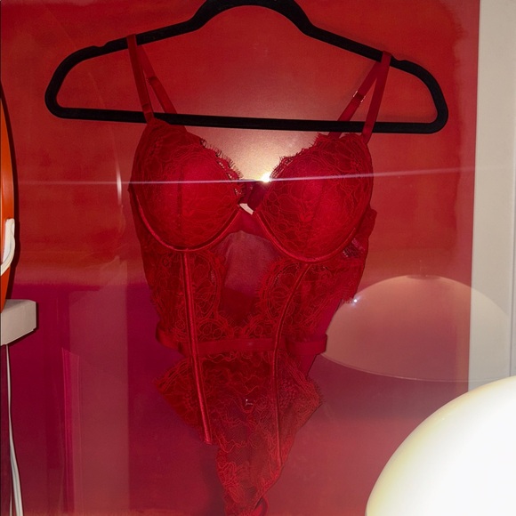 New VS Lace Bodysuit - Picture 4 of 9